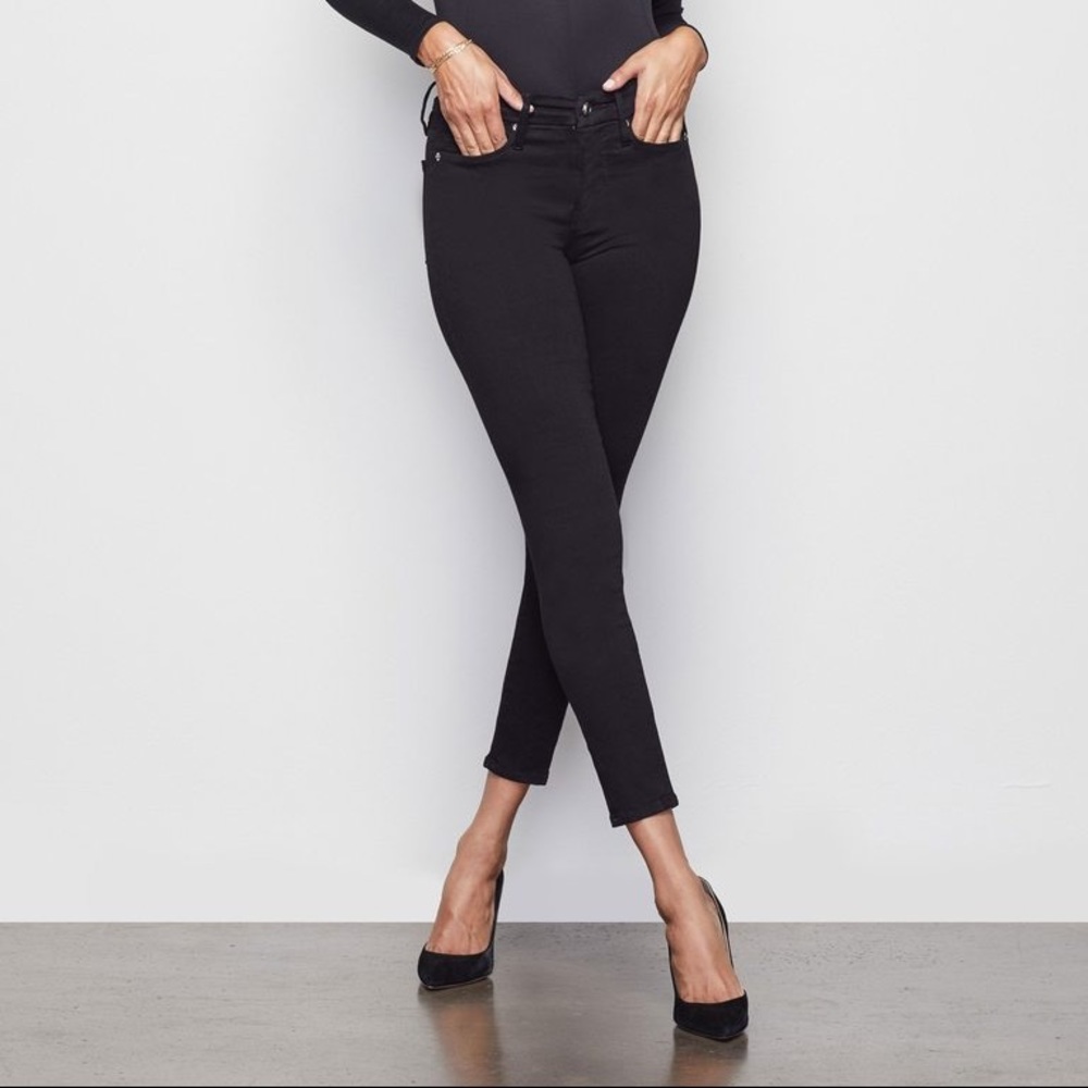 Good American Size 8 / Size 29 Good Legs Black Jeans